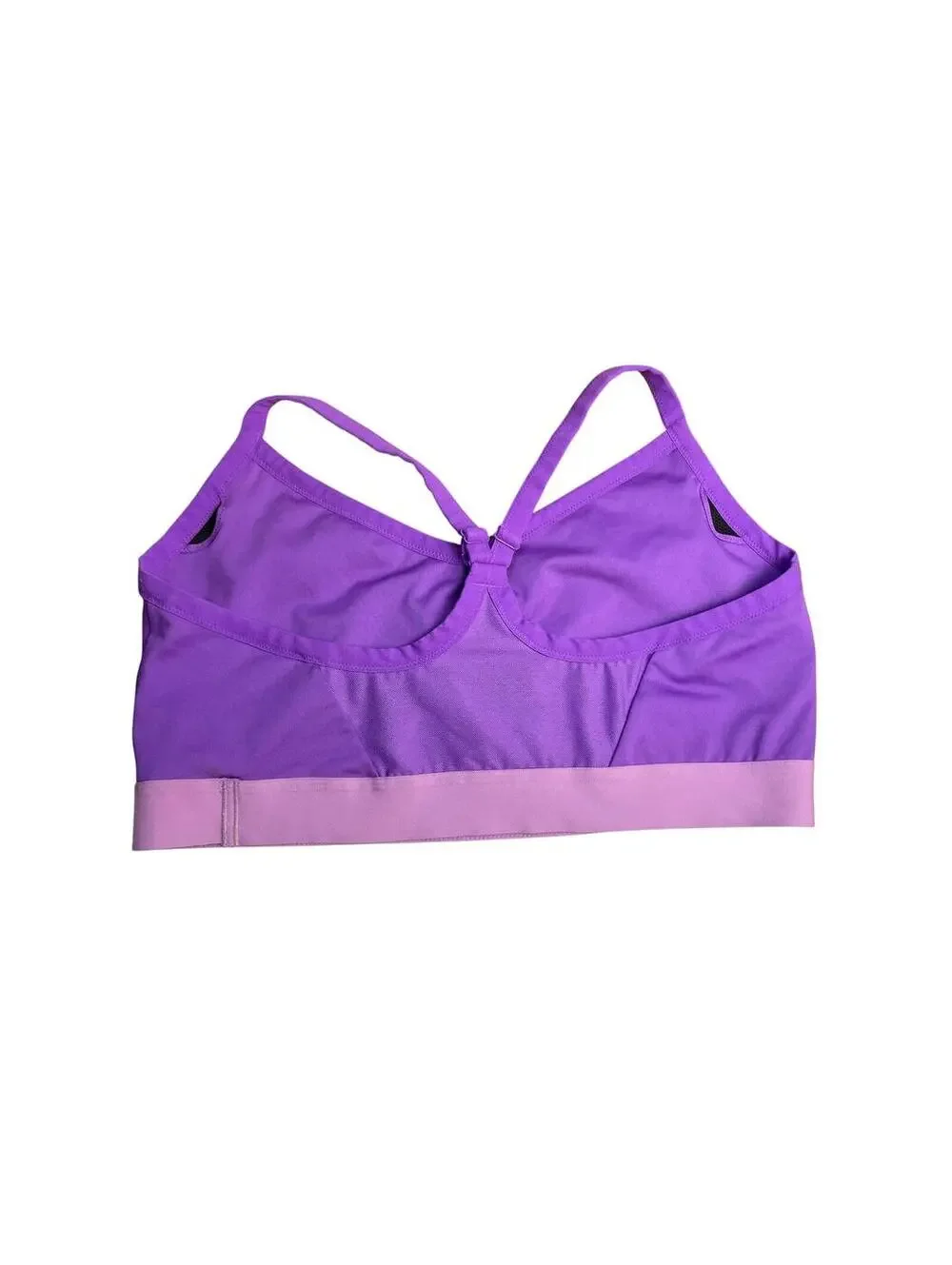 Nike Indy Luxe Sports Bra Women’s XL Purple Light Support Dri-FIT